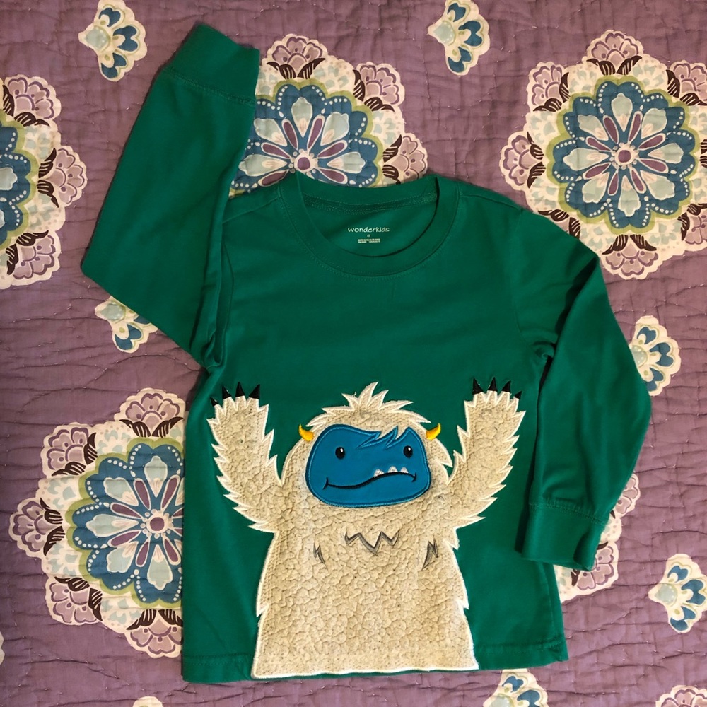 Boys Wonder Kids Monster Shirt, Size 4T
